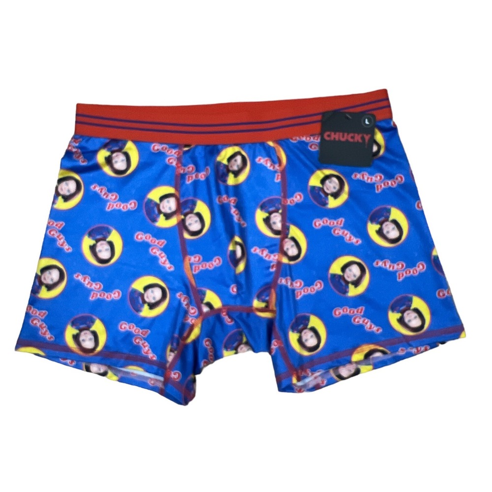 Chucky Horror Movie Film Boxer Briefs Novelty Underwear Mens Size‎ Large